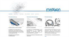 Desktop Screenshot of maxkon.de