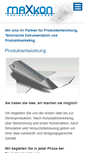 Mobile Screenshot of maxkon.de